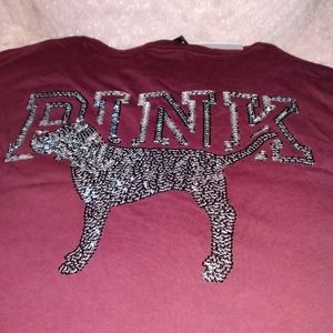 Victoria's Secret Pink Bling Campus Tee